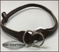 Preview: Zughalsband Leder 12mm/53-75cm braun